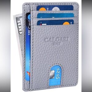 CALGARI® Italian Luxury Leather Minimalist Wallets | For Men and Women